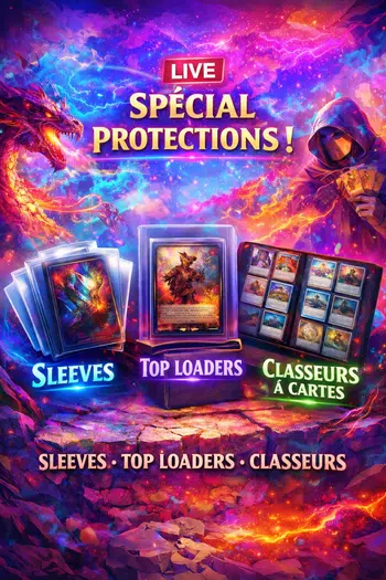 🦄 🌈 LIVE SPECIAL PROTECTIONS (SLEEVES/ TOPLOADERS/ CLASSEURS/ACRYLIQUES ...) 🦄 🌈