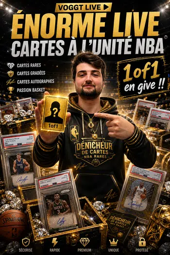 ÉNORME LIVE CARTES À L’UNITÉ NBA, 1 of 1 EN GIVE !! 🏀💎