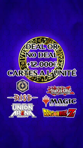 DEAL OR NO DEAL +12.000€ DE CARTES A L'UNITÉ POUR L'ANNIVERSAIRE DE VOGGT