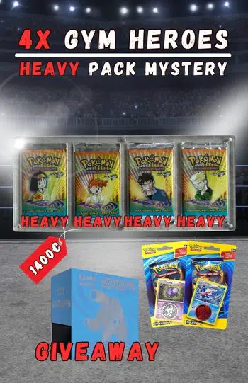 🔥4x Gym Heroes heavy Pack Mystery 🔥