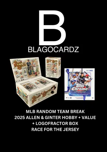 MLB Random Team Break mit Allen & Ginter + Logofractor #356