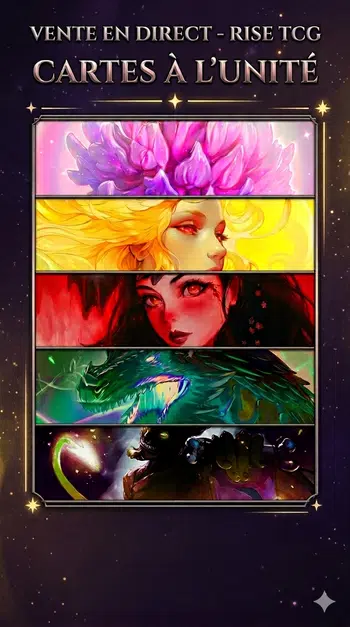 Rise TCG 1 euros PDD *** Collection privée cartes d 'exception ***