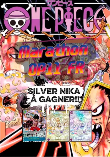 🏴‍☠️🚨12 displays OP11 FR = Luffy nika SILVER à gagner 🚨🏴‍☠️1 jour du Marathon OP11 🔥🔥