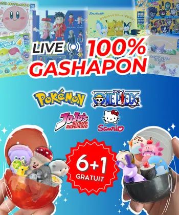 💥SHOW 100% GASHAPON Pokémon, One Piece, Sanrio, Kirby, etc