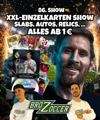 XXL-Einzelkarten Show alles ab 1€!🤑🔥 200€ Giveaways!🎁 Slabs, Autos, Relics uvm…🤩