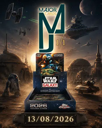 🔥🎞️ BOXBREAK NEW TOPPS CHROME STAR WARS GALAXY 2026 🎞️🔥