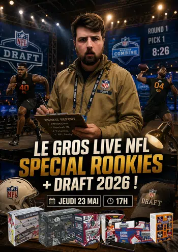 🏉 LE GROS LIVE NFL SPECIAL ROOKIES + DRAFT 2026 ! 🏉