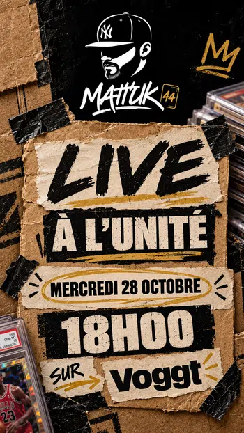 Nouvel arrivage !! Carte à l’unité 1€ prix de départ !!
