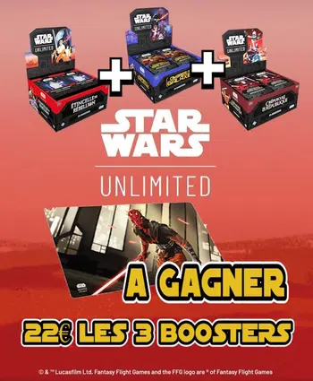SW unlimited chap 1,2,3 et un playmat à gagner