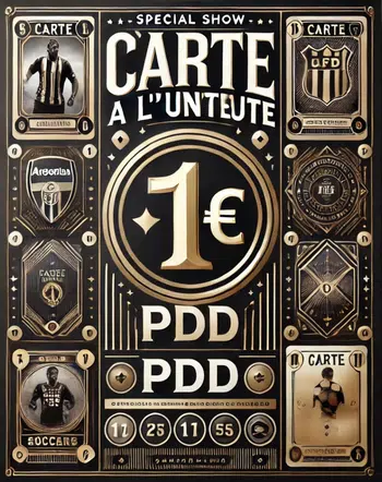 🔥⚽️ Carte à l'unité 1€PDD ⚽️🔥
