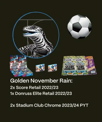 Golden November Rain - Score+Donruss Retail Break 22/23 - Stadium Club Chrome 2 Box PYT