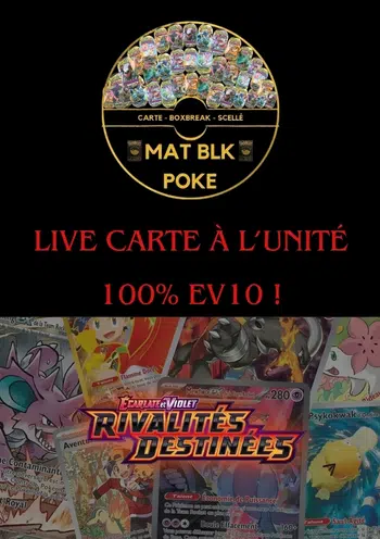 🔥ENORME LIVE ! 100 % CARTE A L'UNITÉ EV10 ! VENEZ NOMBREUX !🔥