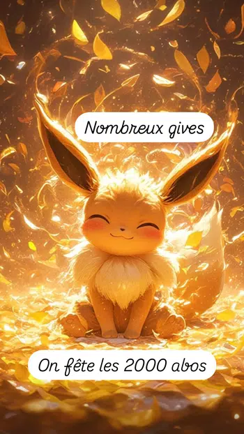 On fête les 2k abos ! cartes à l'unité 1 et 2€pdd + gives