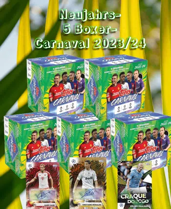 Wir tanzen Samba in das neue Jahr💃🕺 5 Boxer Break Topps Carnaval 💚