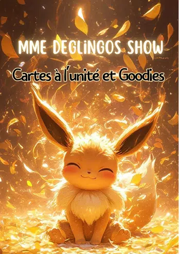 ✨Mme Deglingos Show ✨Cartes à l'unité et Goodies ✨