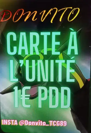 Carte a l'unité 1€ PDD multi séries !!!
