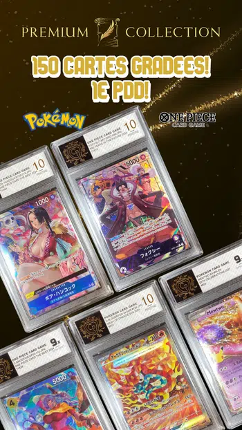🔥1E PDD! 150 CARTES GRADEES POKEMON / ONE PIECE!🔥 FULL BANGER!