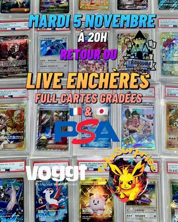 Retour du Royaume du TCG : Full Cartes Gradées 🇫🇷 & 🇯🇵