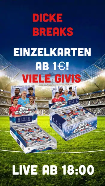 UCC BREAKS & EINZELCARDS AB 1€! MYSTERY BOXEN GANZ NEU!