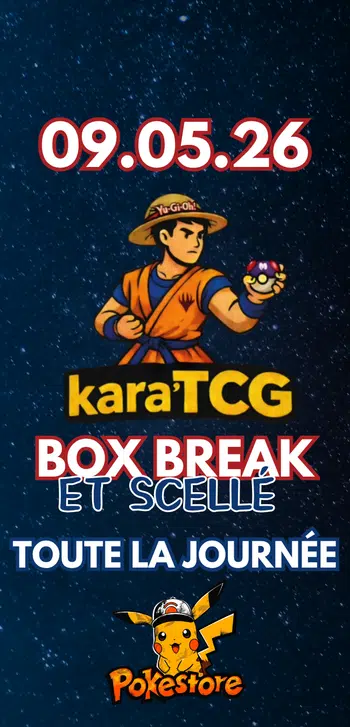 En direct du KARA TCG Boxbreak et scellé toute la journée!!