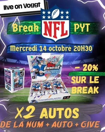 NFL gros break à prix réduit + Give