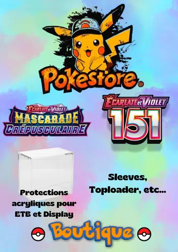 🔥 Boutique PokeStore🔥Préco EV6 Mascarade Crépusculaire🔥