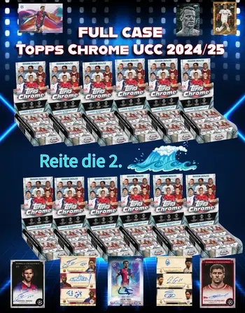 FULL CASE BREAK 🌊 Topps Chrome UCC 2024/25 💥