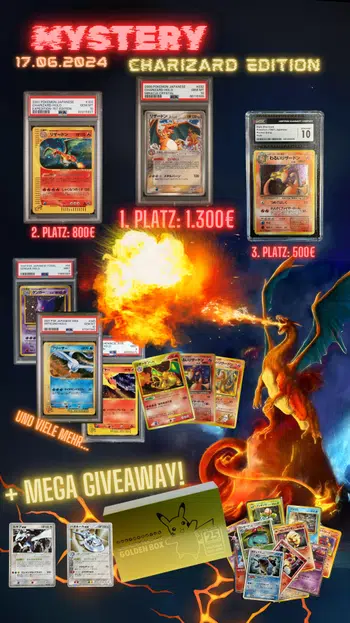 🔥 GOLDEN BOX als GA! 🔥 First Class Slab Mystery - Charizard Edition! 🔥